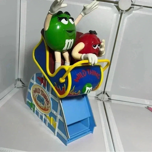 Vintage Original - 1991 MM M&M's Wild Thing Roller Coaster - Candy Dispenser - Picture 1 of 10
